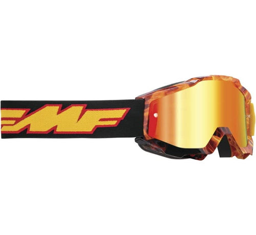 Fmf Vision PowerBomb Spark Youth Goggles Spark/Red Mirror Lens OSFM Orange Spark/Red Mirror Lens