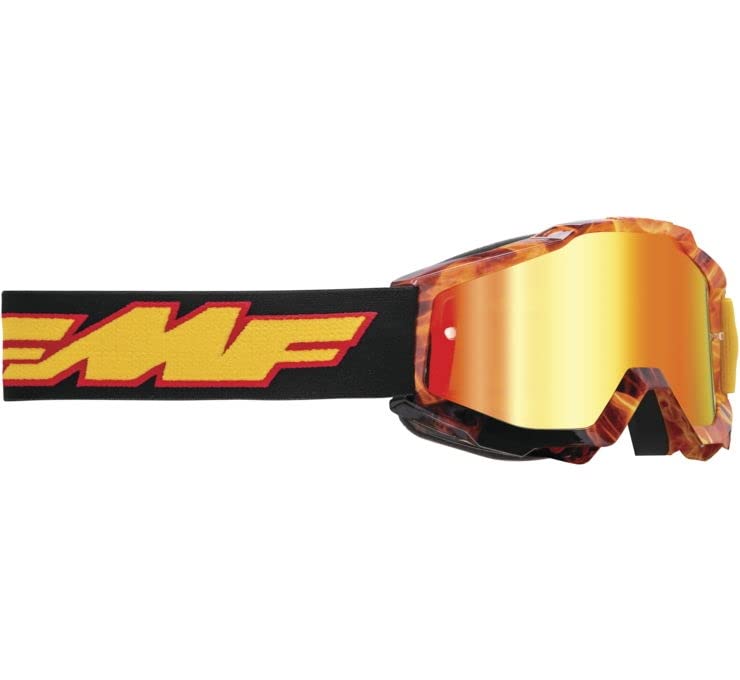 Fmf Vision PowerBomb Spark Youth Goggles Spark/Red Mirror Lens OSFM Orange Spark/Red Mirror Lens