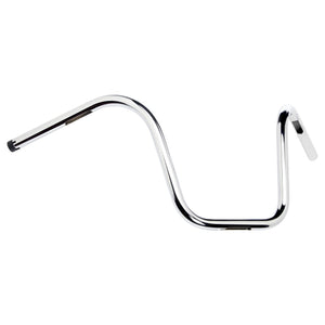 Biltwell | Apes Handlebar | Chrome | TBW with Insert | 1" | Compatible With Cable Operated Throttles and Harley's Throttle-By-Wire Control Module