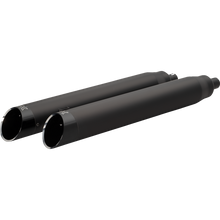 Load image into Gallery viewer, KHROME WERKS 4-1/2" War Hammer Mufflers Black 202235