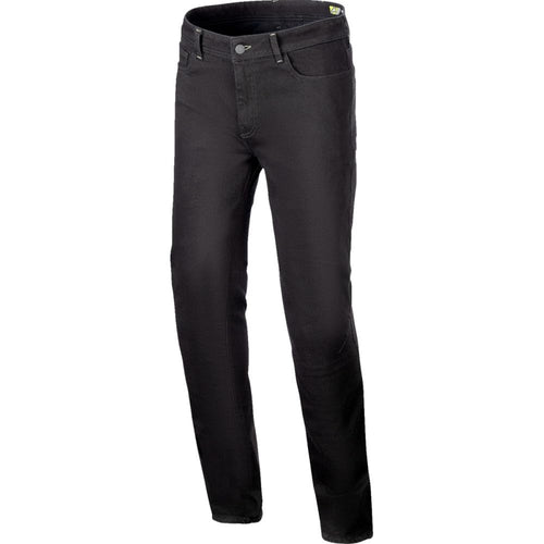 Alpinestars Cult-8 Stretch Denim Men's Street Motorcycle Pants, Black Rinse, 40