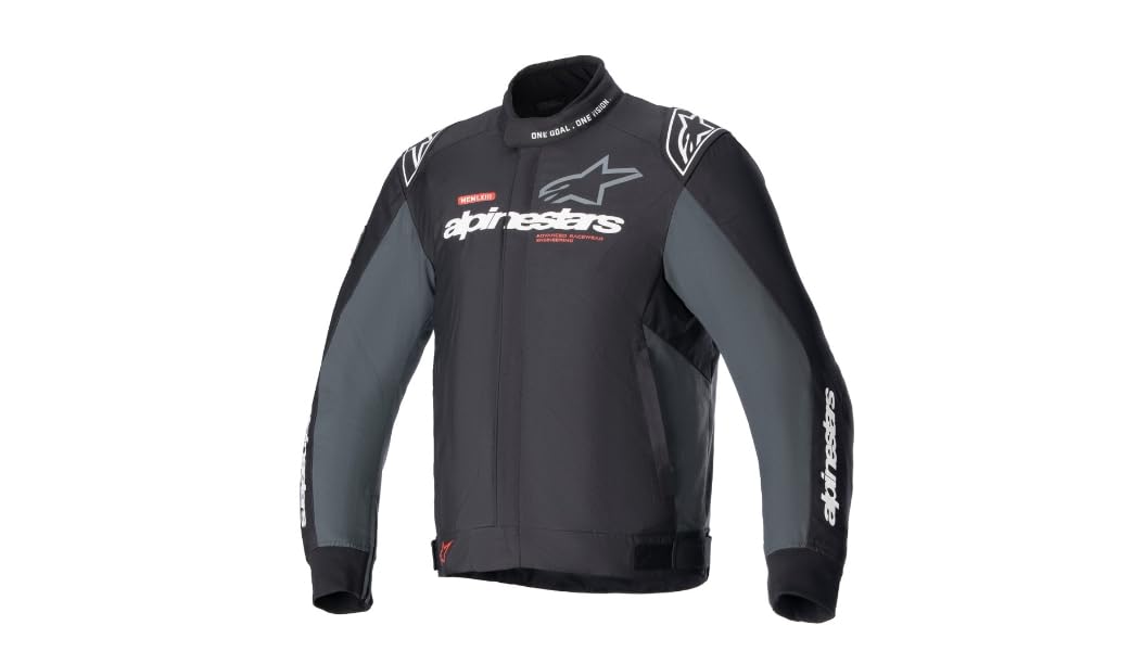 Alpinestars Monza Sport Mens Textile Motorcycle Jacket Black/Gray XXL