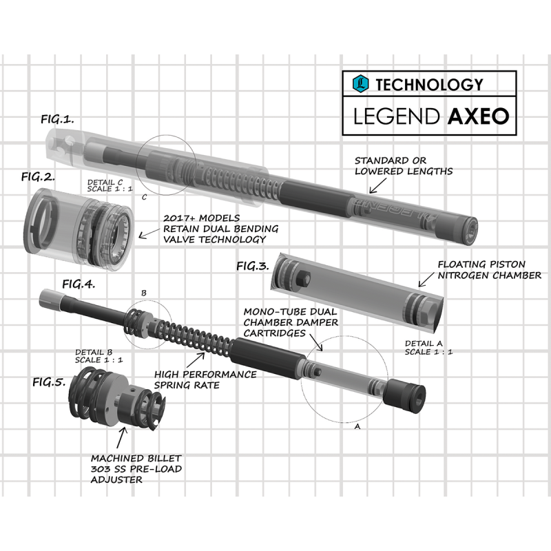 LEGENDS SHOCKS REVO-A SOFTAIL 1310-1973