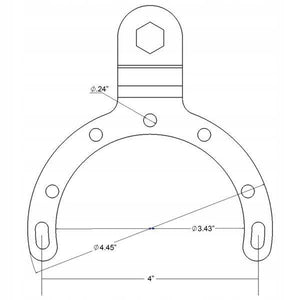RAM MOUNT BASE GAS TANK BMW KAW RAM-B-411U