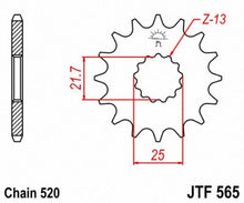Load image into Gallery viewer, JT SPROCKETS SPRCKT C/S KAW/SUZ 17T JTF565.17