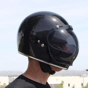 Biltwell Bubble Shield Smoke - Anti-fog, Scratch Resistant, UV/A UV/B Resistant