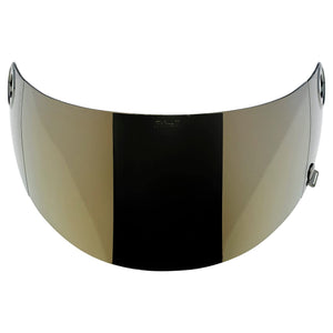 Biltwell | Gringo S Gen2 Flat Shield | Gold Mirror | Anti-Fog | Scratch Resistant | UV/A UV/B Resistant | Motorcycle Helmet Accessory