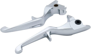 Kuryakyn 1843 Motorcycle Handlebar Accessory: Clutch and Brake Trigger Levers for 2014-16 Harley-Davidson Touring Motorcycles, Chrome, 1 Pair