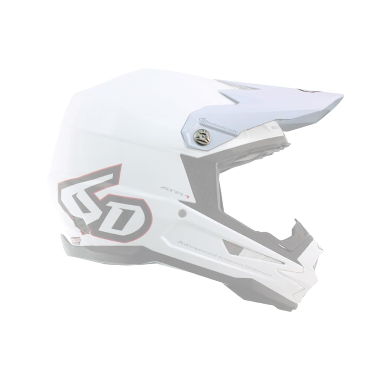 6D HELMETS VISOR ATR1 WT/SV 72-3111