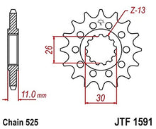 Load image into Gallery viewer, JT SPROCKETS SPROCKET C/S R1 FZ09 15T JTF1591.15
