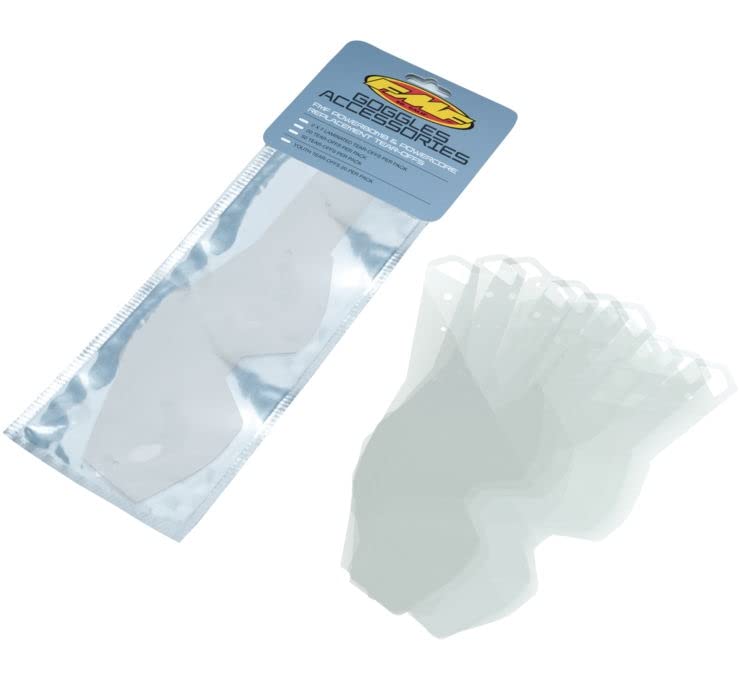 Fmf PowerBomb/PowerCore Goggles Tear-Offs - Standard - 20/Pkg.