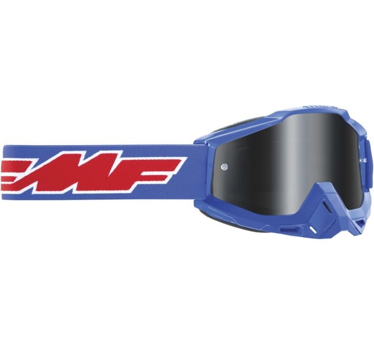 FMF PowerBomb Sand Rocket Goggles OSFM Blue/Smoke Lens