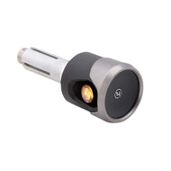 HIGHSIDER BAR END TURN SIGNAL AKRON BLACK/TITANIUM PAIR 203-0053
