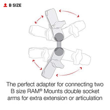 Load image into Gallery viewer, Ram Mount Double 1-Inch Ball Adapter