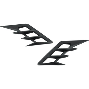 Show Chrome Accessories (52-959BK Front Fender Vent Black for 2018- Honda GL1800 Goldwing