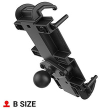 Load image into Gallery viewer, RAM Mounts Quick-Grip XL Phone Holder with Ball RAM-HOL-PD4-238AU with B Size 1" Ball