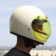 Load image into Gallery viewer, Biltwell Bubble Shield Yellow - Anti-fog, Scratch Resistant, UV/A UV/B Resistant