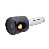 HIGHSIDER BAR END TURN SIGNAL AKRON BLACK/BLACK PAIR 203-0050