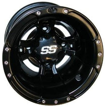 Load image into Gallery viewer, ITP SS112 Sport ATV Matte Black 9x8 Wheel/Rim (0928386536B)