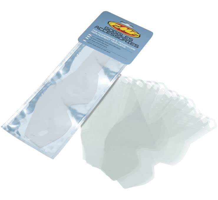 Fmf PowerBomb/PowerCore Goggles Tear-Offs - Standard - 50/Pkg.