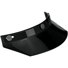 Load image into Gallery viewer, BiltwellMV-BLK-00-SD Unisex-Adult 3 Snap Moto Visor (Black, Fits All)