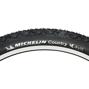 Michelin Michelin, Country Dry 2, Tire, 26''x2.00, Wire, Clincher, 30TPI, Black,