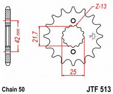 Load image into Gallery viewer, JT SPROCKETS SPROCKET, C/S SUZ 18T JTF513.18 - Motomike Canada