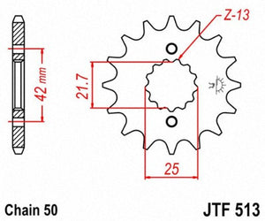 JT SPROCKETS SPROCKET, C/S SUZ 18T JTF513.18