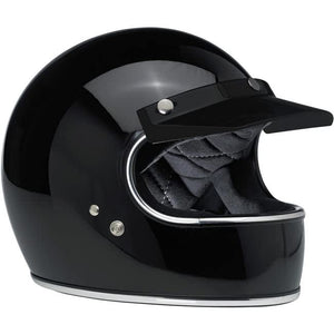 BiltwellMV-BLK-00-SD Unisex-Adult 3 Snap Moto Visor (Black, Fits All)