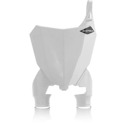Acerbis - 17-21 Honda CRF250R/RX/CRF450R/RX/ 2022 CRF450R-S Raptor Front Number Plate - White (2630770002)