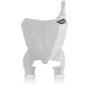 Acerbis - 17-21 Honda CRF250R/RX/CRF450R/RX/ 2022 CRF450R-S Raptor Front Number Plate - White (2630770002)