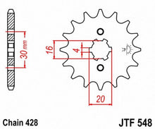 Load image into Gallery viewer, JT SPROCKETS SPROCKET C/S 13T JTF548.13