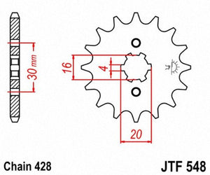 JT SPROCKETS SPROCKET C/S 13T JTF548.13