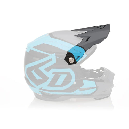 6D HELMETS VISOR  ATR2 TORQUE CY/GY 72-6115