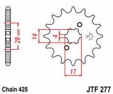 Load image into Gallery viewer, JT SPROCKETS SPROCKET C/S TRX90 13T JTF277.13