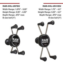 Load image into Gallery viewer, Ram Mount Cradle Holder for Universal X-Grip Cellphone/iPhone with 1-Inch Ball - Non-Retail Packaging - Black