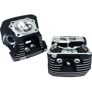 S&S CYCLE 06-17 T/C 79CC BLACK CYL HEADS 106-3233