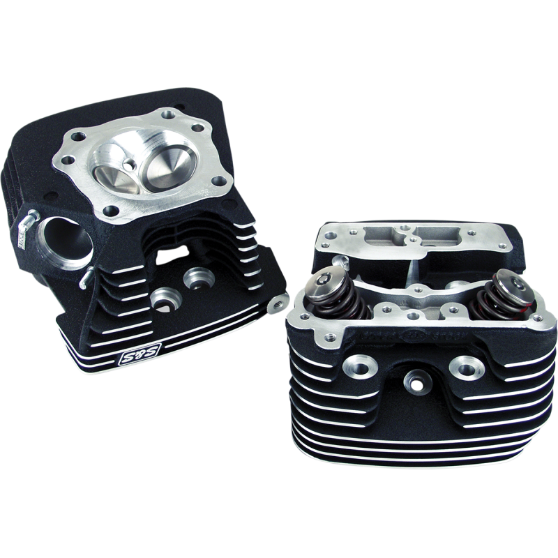 S&S CYCLE 06-17 T/C 79CC BLACK CYL HEADS 106-3233
