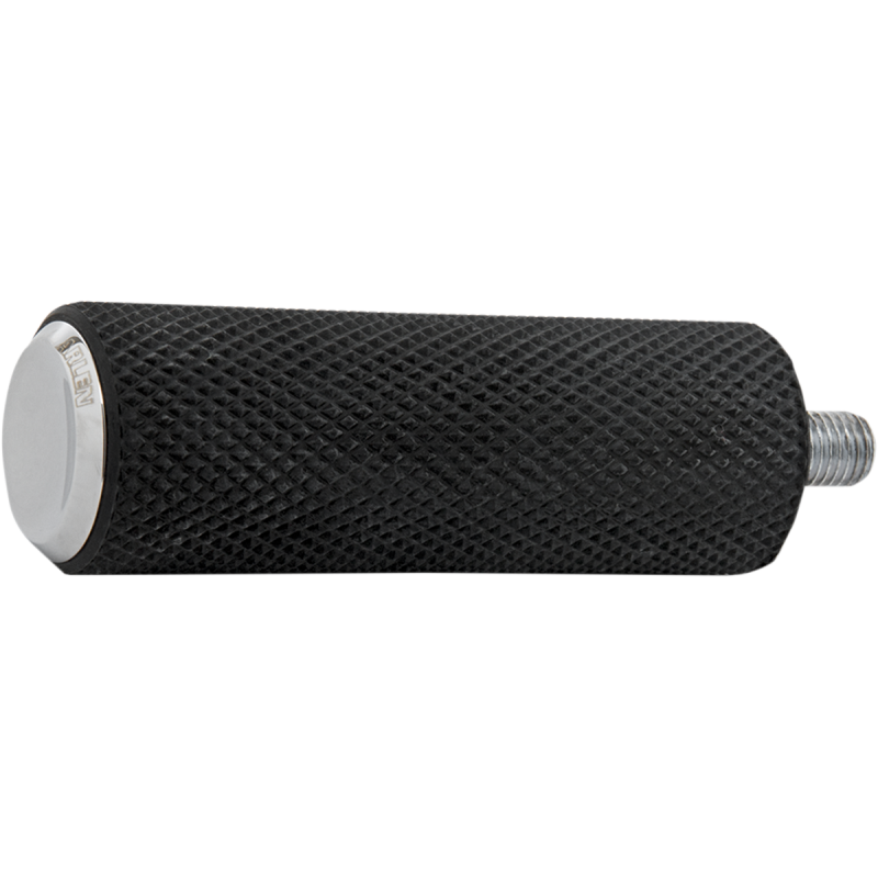ARLEN NESS BRAKE/SHIFT PEG KNURLED RUBBER CHR 07-926