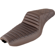 Load image into Gallery viewer, SADDLEMEN SEAT STEPUP TR &amp; LS BRWN 807-03-176BR