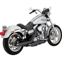 Load image into Gallery viewer, VANCE &amp; HINES MUFFLERS 3" TWIN SLASH BLACK DYNA 46838