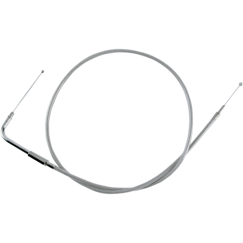 DRAG SPECIALTIES S/STEEL FL THROTTLE CABLE 5332200B