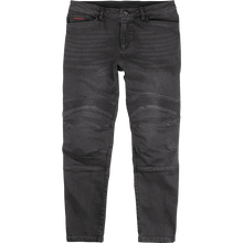 Load image into Gallery viewer, ICON PANT DENM SLBTWN CE BK 30 2821-1445 - Motomike Canada