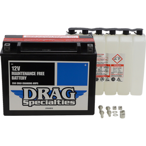 DRAG SPECIALTIES BATTERIES CTX24HL-BS DRAG W/ACID PACK DTX24HL-BS