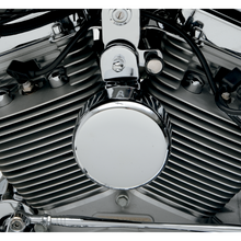 Load image into Gallery viewer, DRAG SPECIALTIES 91-19 ROUND CHR HORN COVER 2107-0043