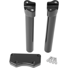 Load image into Gallery viewer, DRAG SPECIALTIES RISER BUFF W/CLAMP 10" BK 0602-0597