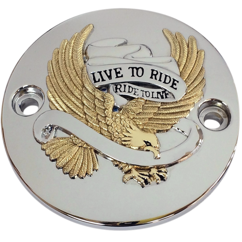 DRAG SPECIALTIES COVER PTS LTR GOLD 17-19 M8 I30-0223GA