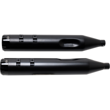 Load image into Gallery viewer, S&amp;S CYCLE 95-16 FLHT MUFFLERS 4.5&quot; BLK/B.THRST 550-0621