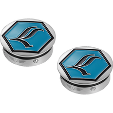 Load image into Gallery viewer, FIGURATI DESIGNS HARLEY-DAVIDSON SILVER LEGENDS SWING ARM COVERS FD02-LGD-SS