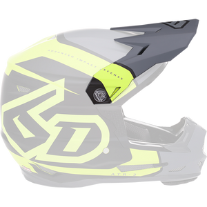 6D HELMETS VISOR  YOUTH ATR2 TORQ NE-YL 72-4137